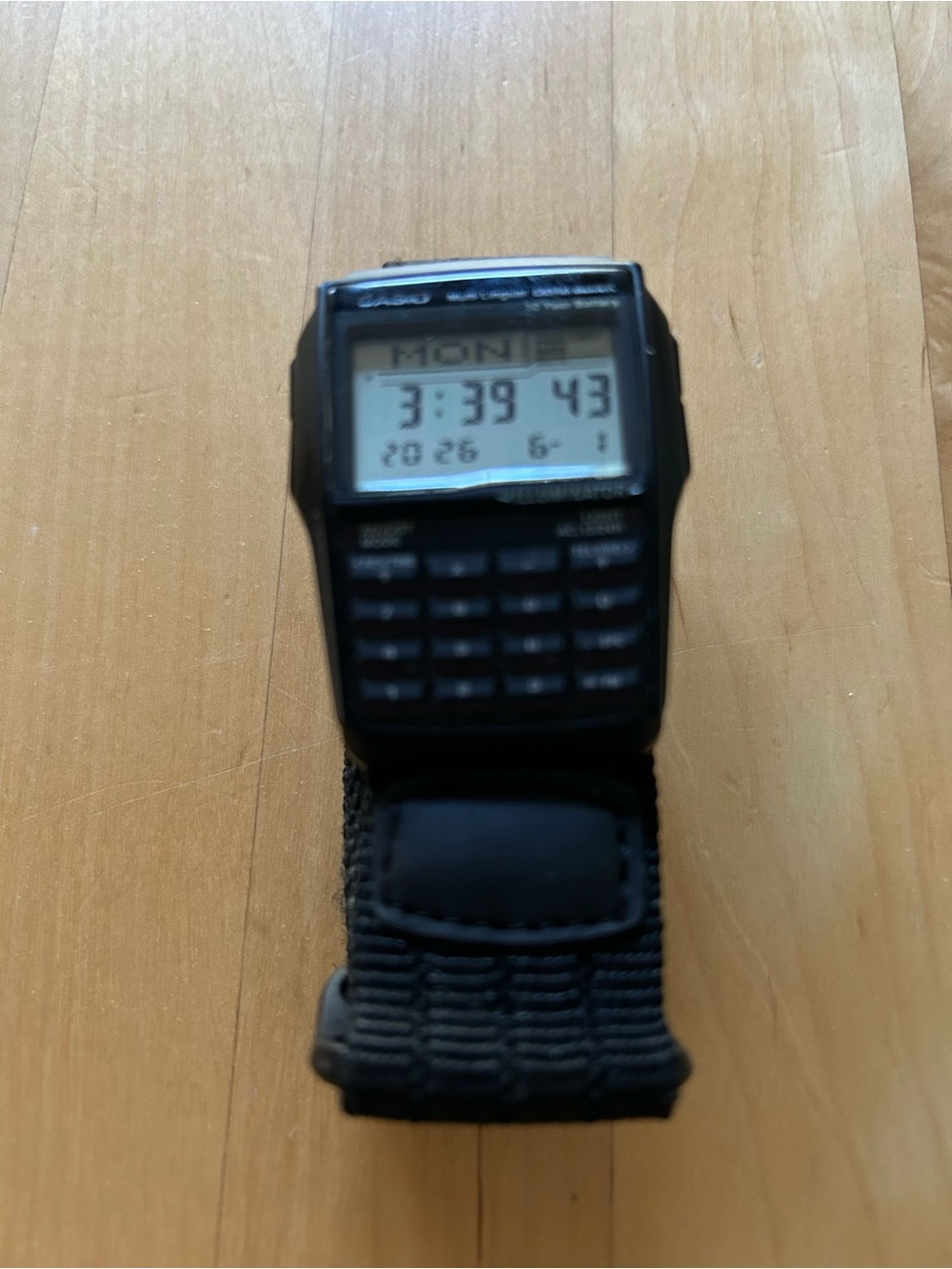 Casio DBC - 32 Digital Calculator and Database Watch with Velcro wrist band